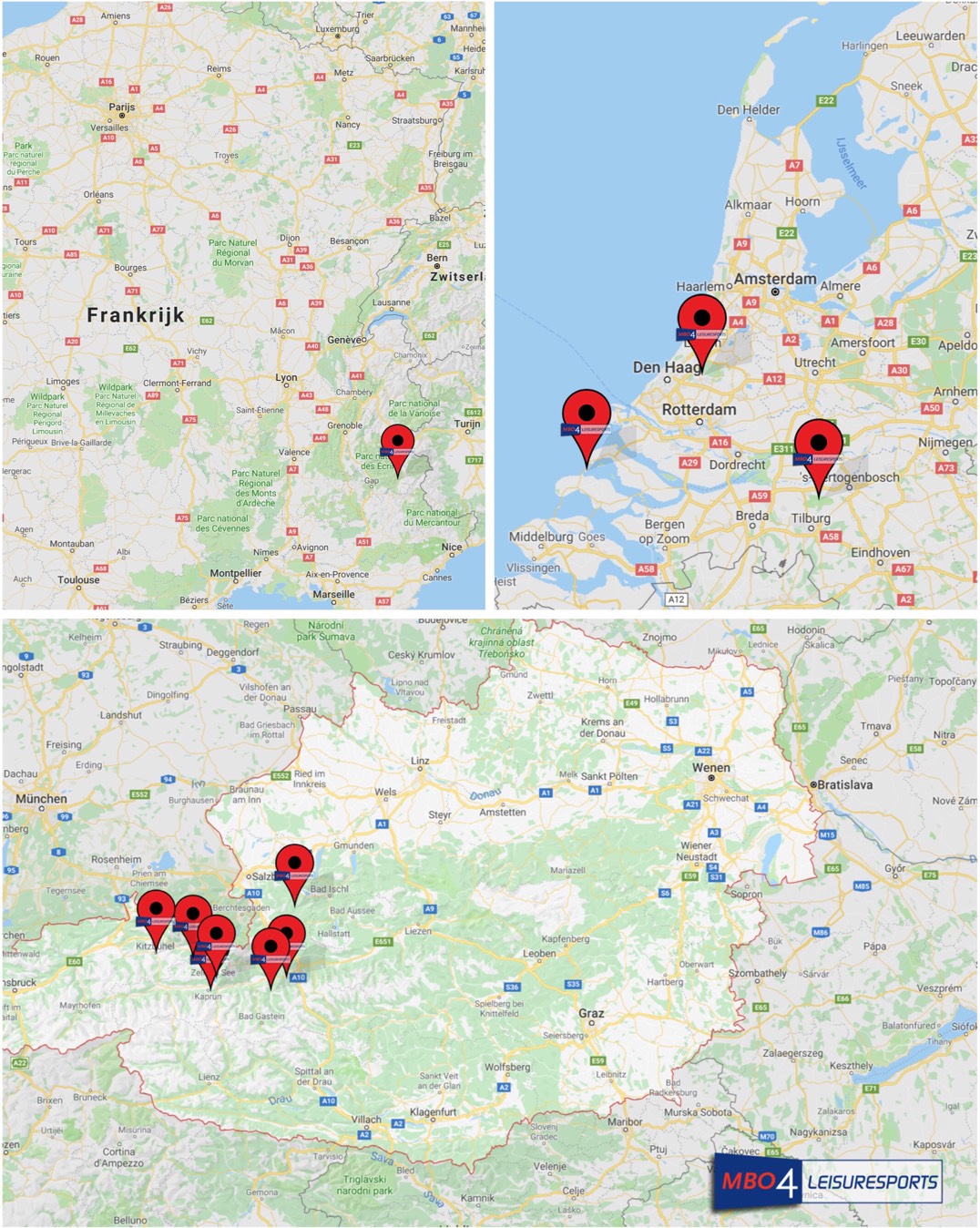 mbo4leisuresports-opleidingslocaties-frankrijk-nederland-oostenrijk-mbo-opleiding-sport-buitenland